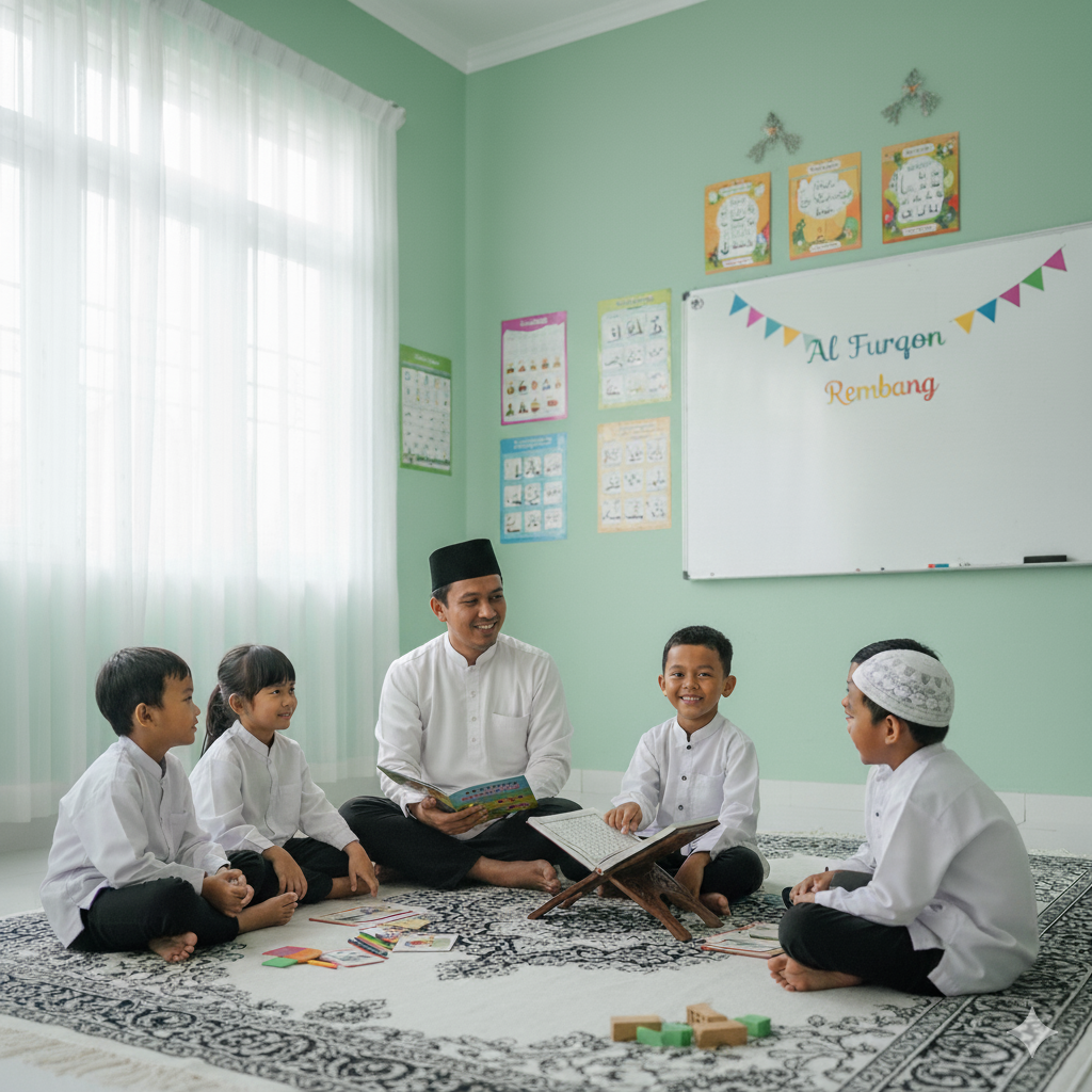 Lancar Mengaji Sejak Dini: Kisah Sukses Murid TPA Al Furqon Rembang dan Metode Belajarnya